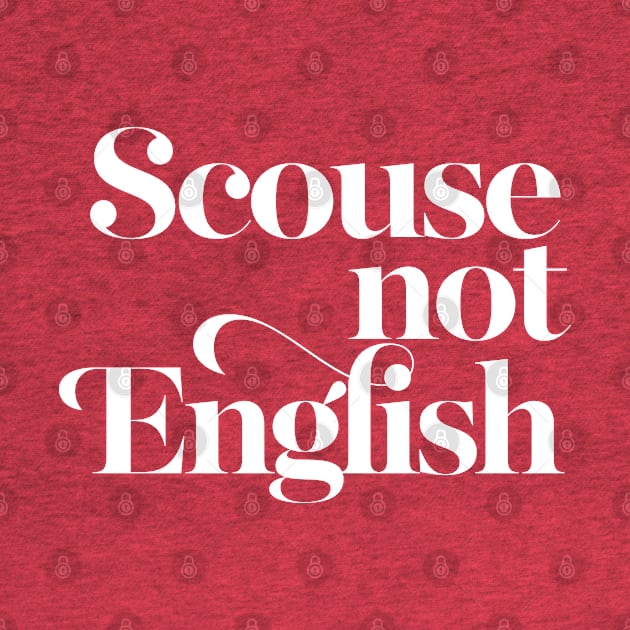 Scouse Not English - Liverpool Pride Type Design by DankFutura